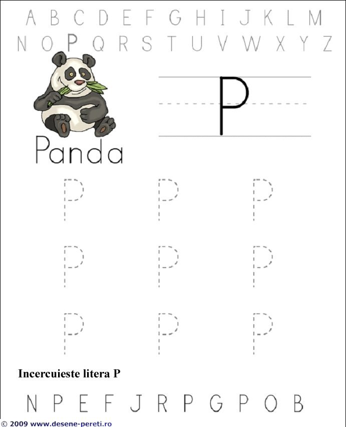 planse educative exercitii scriere